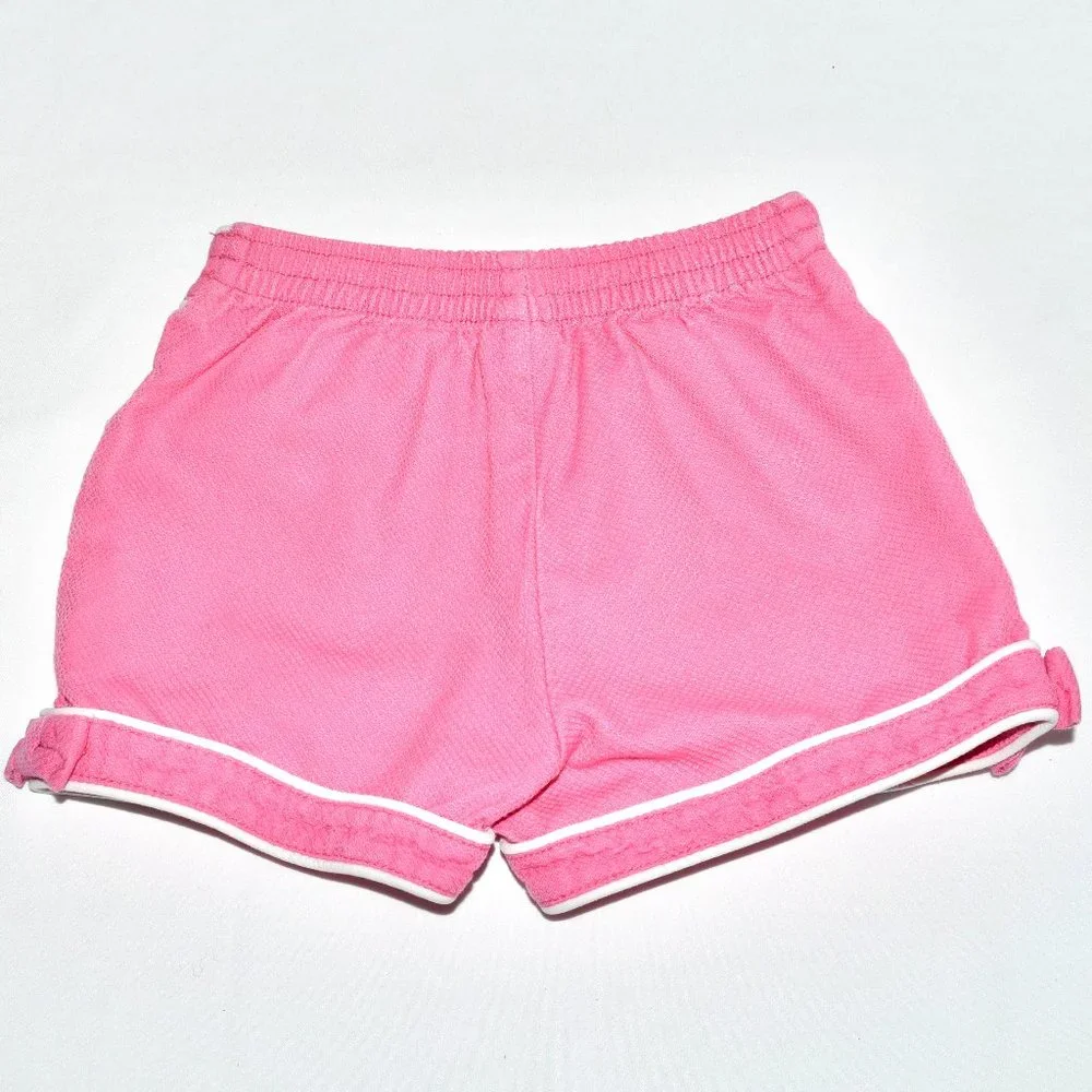 Gymboree Pink Shorts with White Piping and Front Pockets - 3T